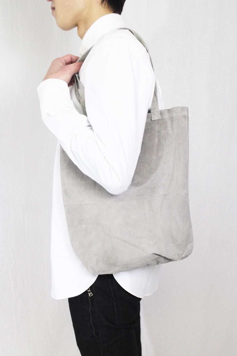 Hender Scheme - pig bag M- ピッグトートバッグ light gray