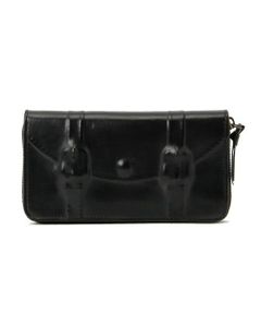 炙り出し長財布 - インビジブル ロングウォレット - BLACK×BLACK