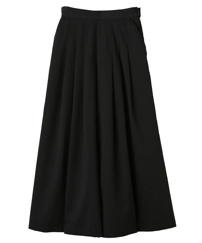 ランダムタックチノパンツ-RANDOM TUCK GAUCHO PANTS