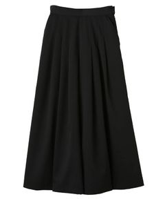 ランダムタックチノパンツ-RANDOM TUCK GAUCHO PANTS
