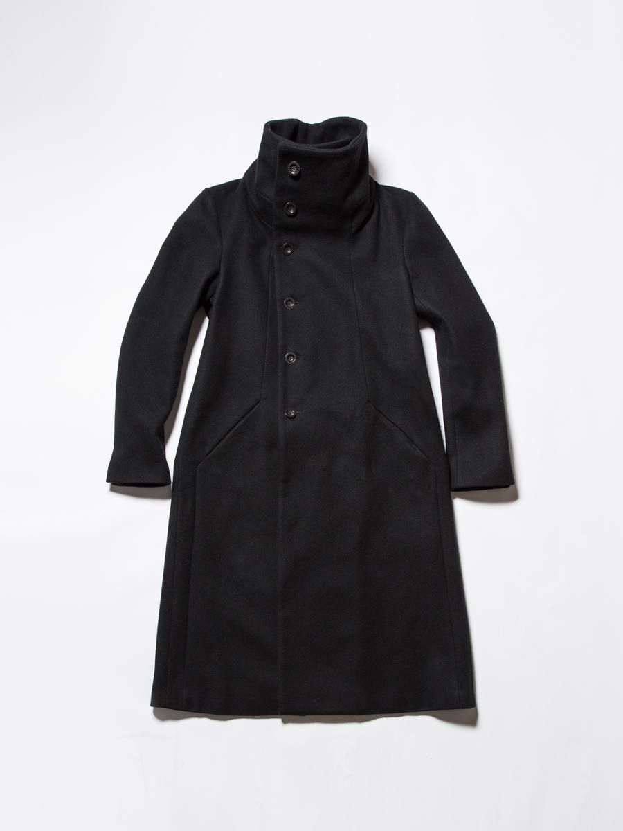 The Viridi-anne - ハイネックメルトンコートロング - Melton High Neck Long Coat | ADDICT WEB  SHOP