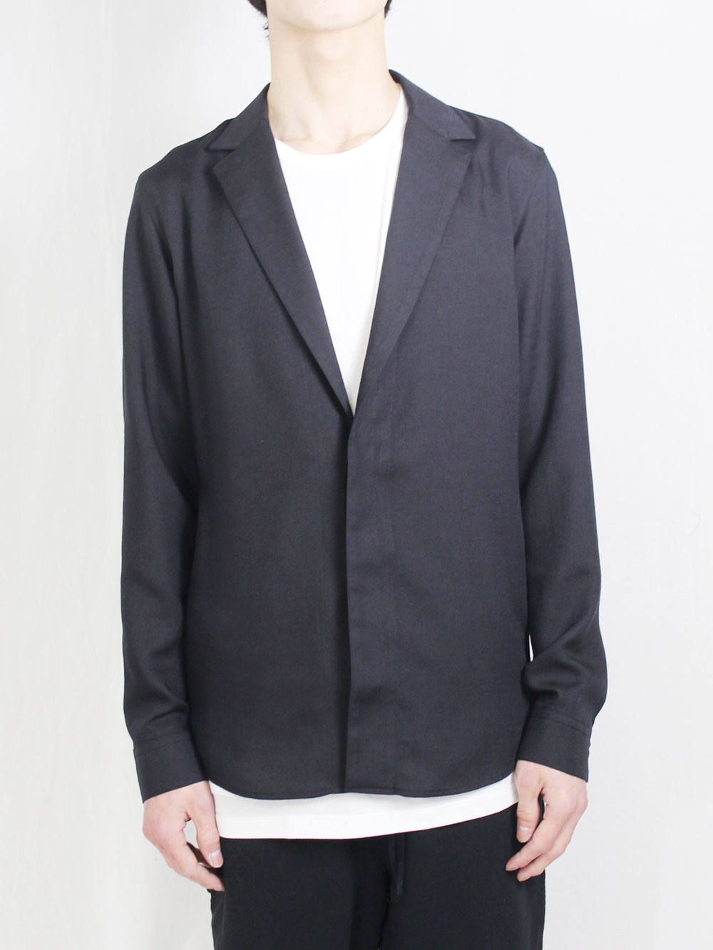 2021新作】 saddam teissy ウール×コットンジャージーコート tdh 