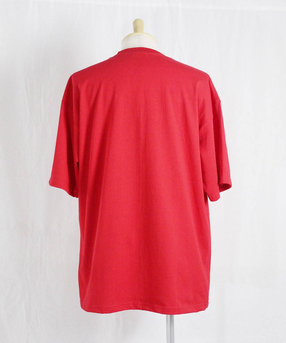 オーバーラインティーシャツ - OVER LINE T-SHIRT - RED