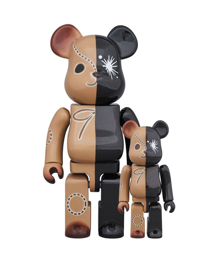 Maison MIHARA YASUHIRO - BE@RBRICK MIHARA - ベアブリックミハラ 100% & 400% - BLACK |  ADDICT WEB SHOP