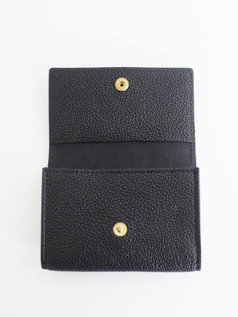 漆塗りフォールドカードケース - Fold Card Case M urusi steer oil