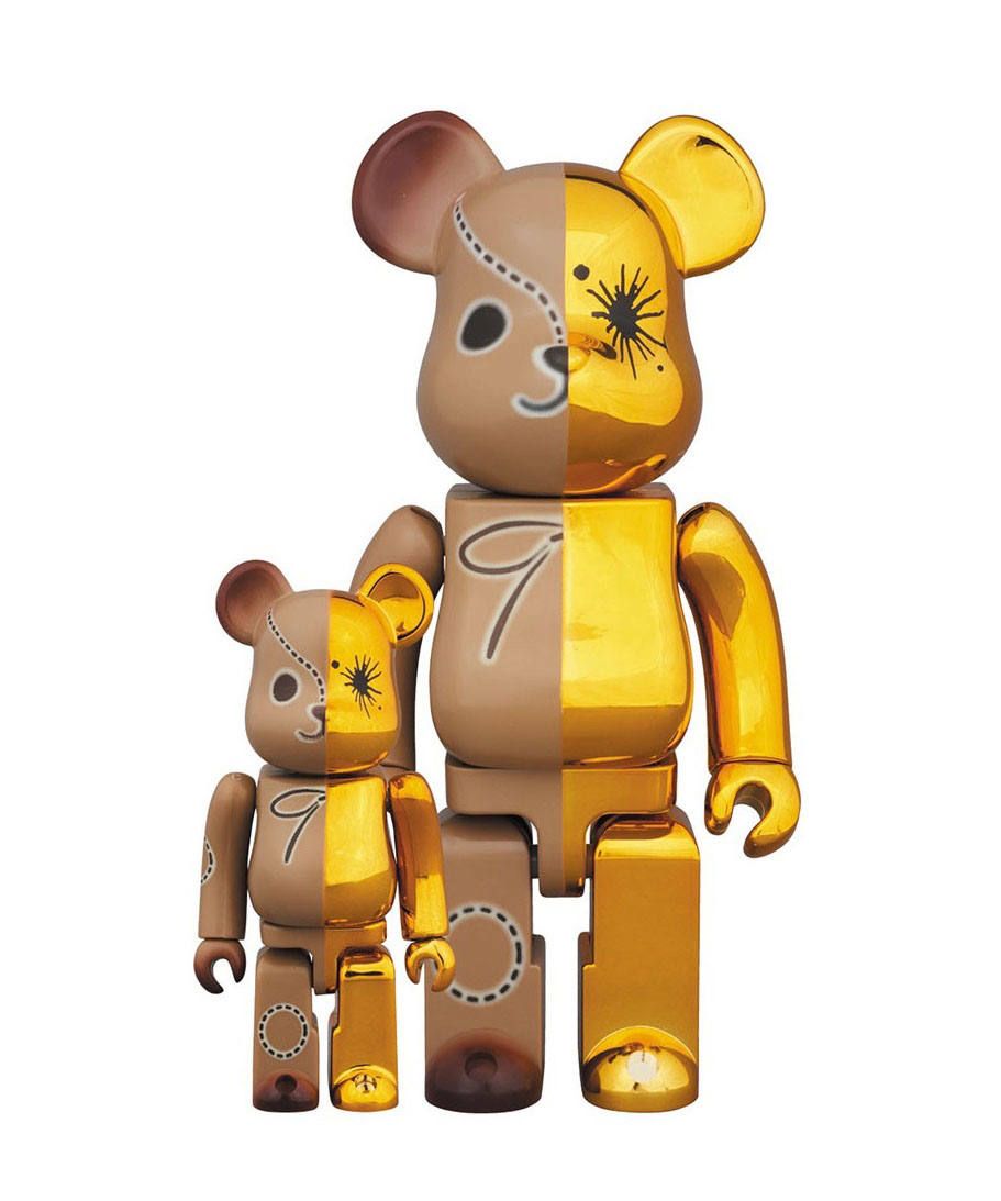 BE@RBRICK MIHARA - ベアブリックミハラ 100% & 400% - GOLD