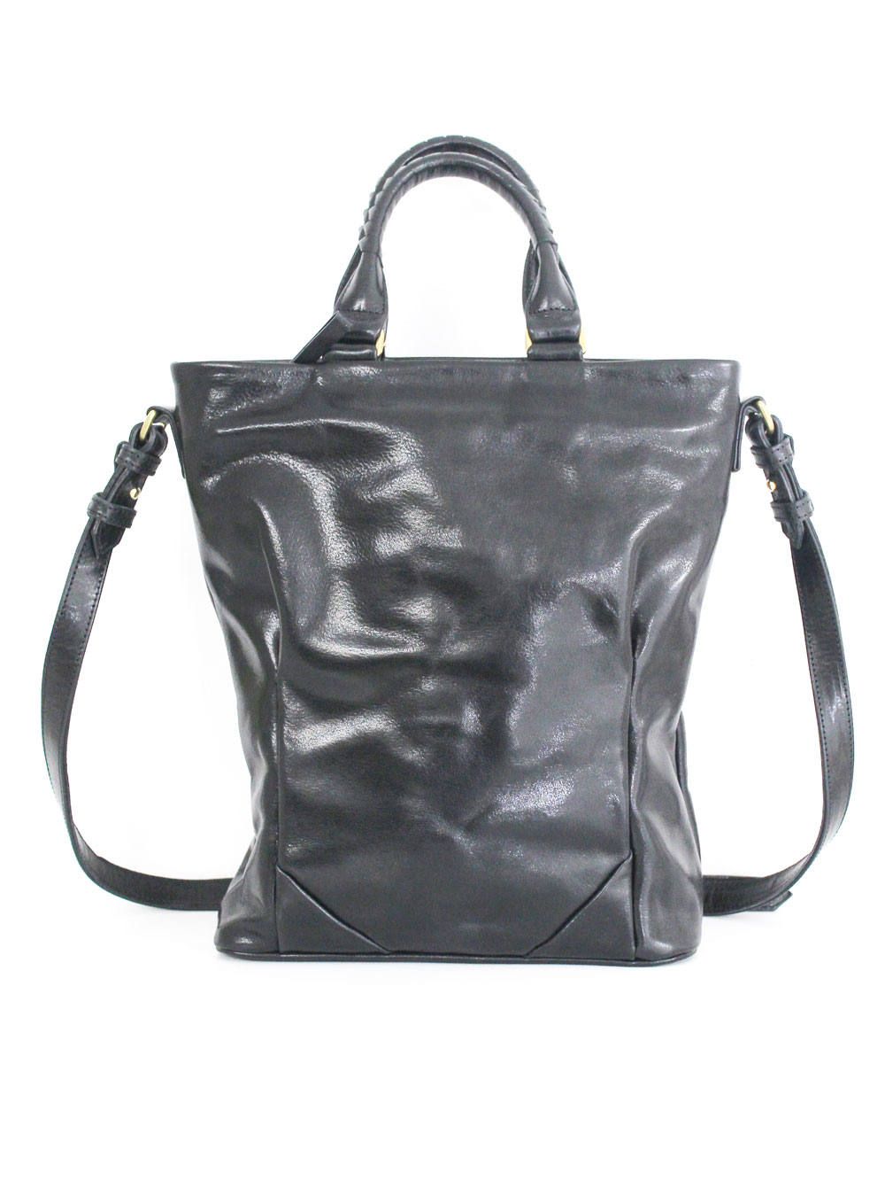 ピックトートバッグ -  pick tote S steer oil shrink