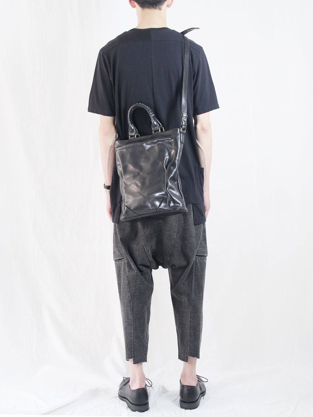 ピックトートバッグ -  pick tote S steer oil shrink