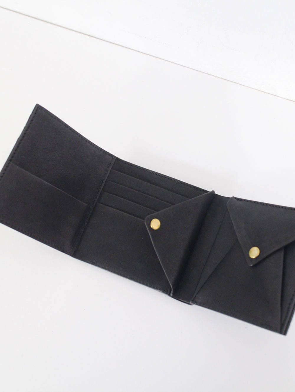 漆塗りフォールドウォレット- Fold wallet urusi steer oil