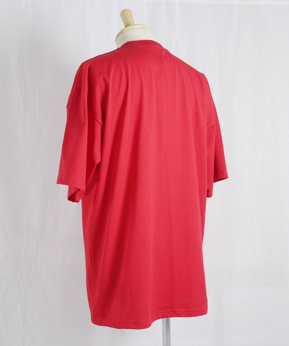 オーバーラインティーシャツ - OVER LINE T-SHIRT - RED