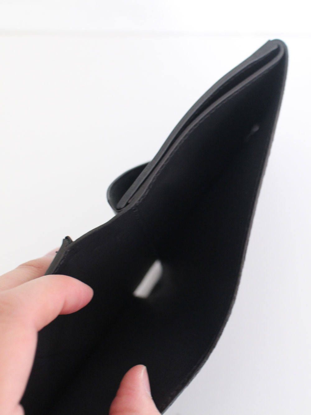 漆塗りフォールドウォレット- Fold wallet urusi steer oil