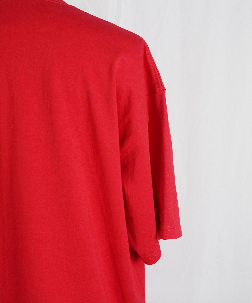 オーバーラインティーシャツ - OVER LINE T-SHIRT - RED