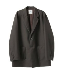 クリスタルモヘア二つボタンジャケット - CRYSTAL MOHAIR 2B JACKET