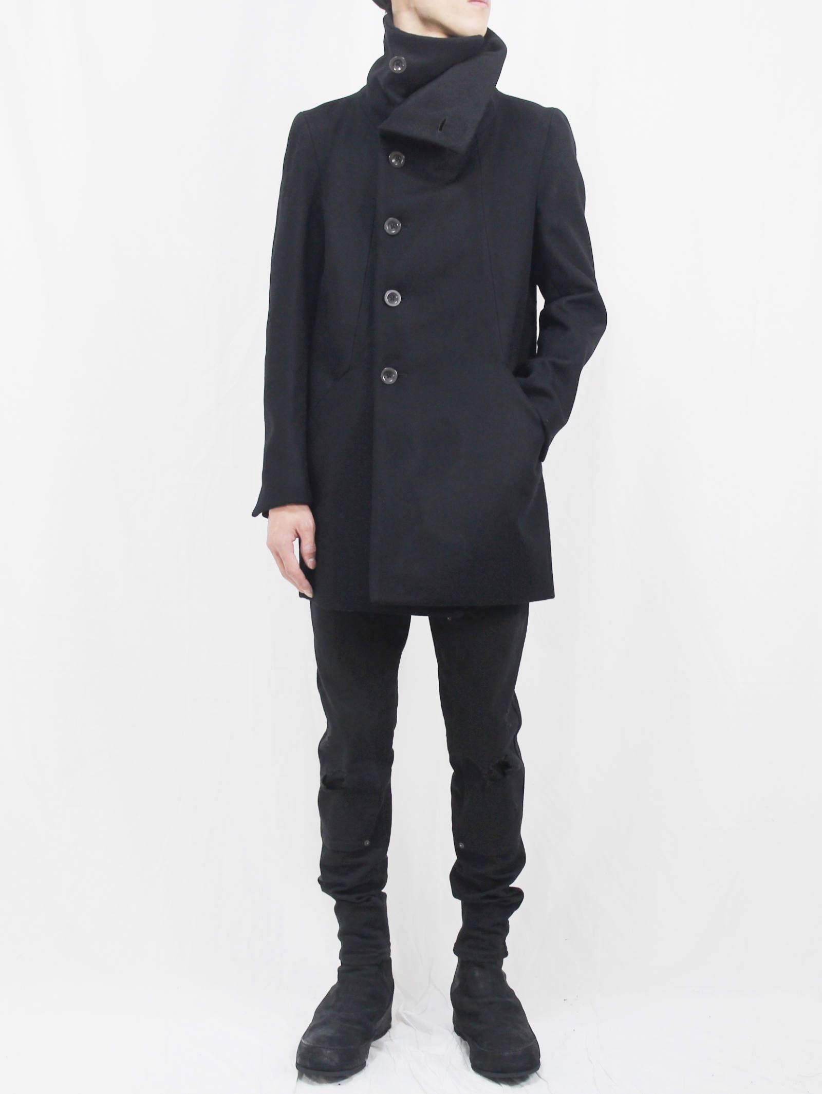 The Viridi-anne - ハイネックメルトンコート - Melton High Neck Coat 