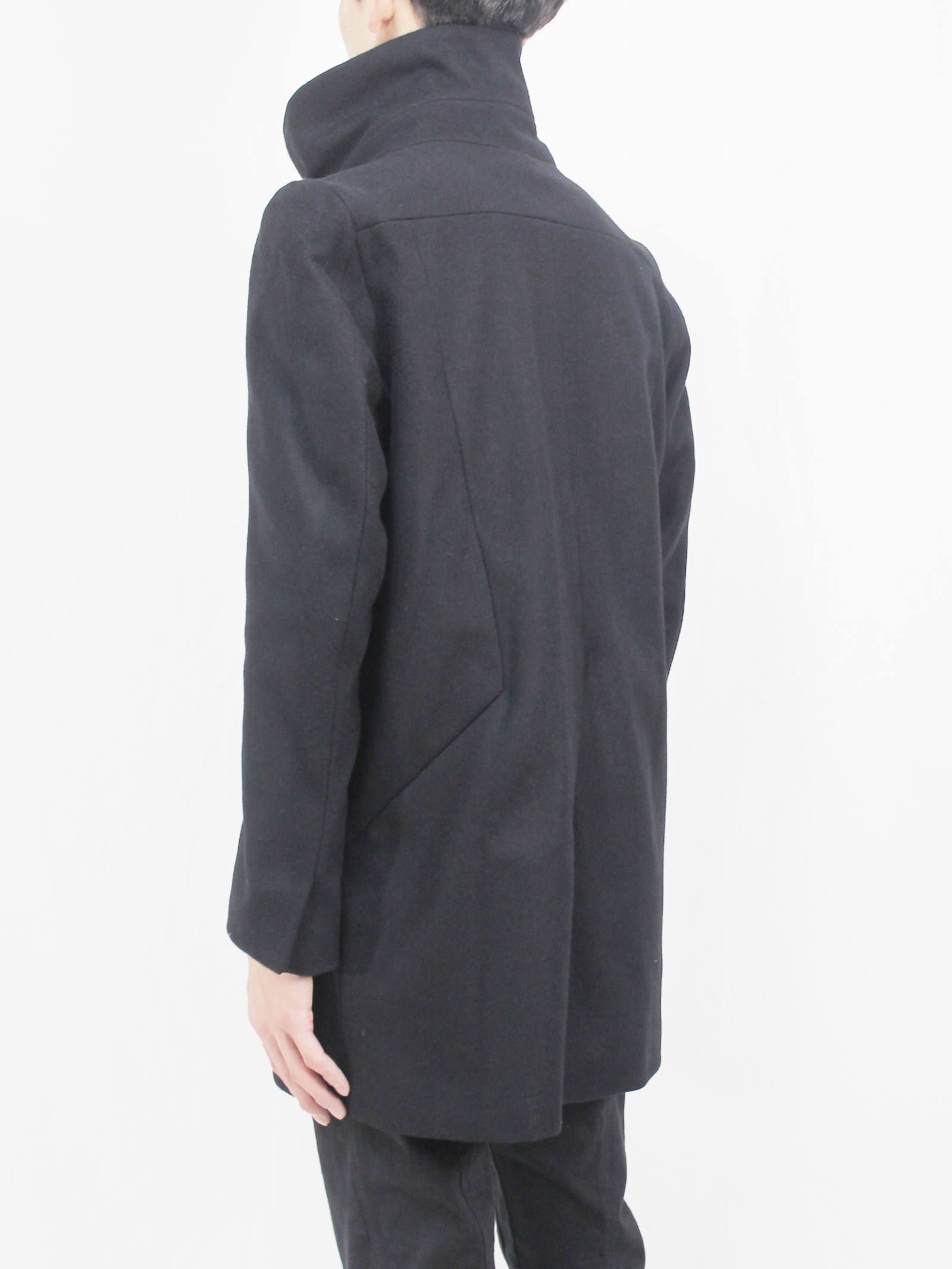 The Viridi-anne - ハイネックメルトンコート - Melton High Neck Coat