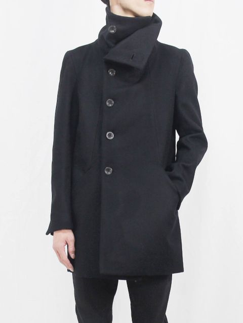 ハイネックメルトンコート - Melton High Neck Coat Short