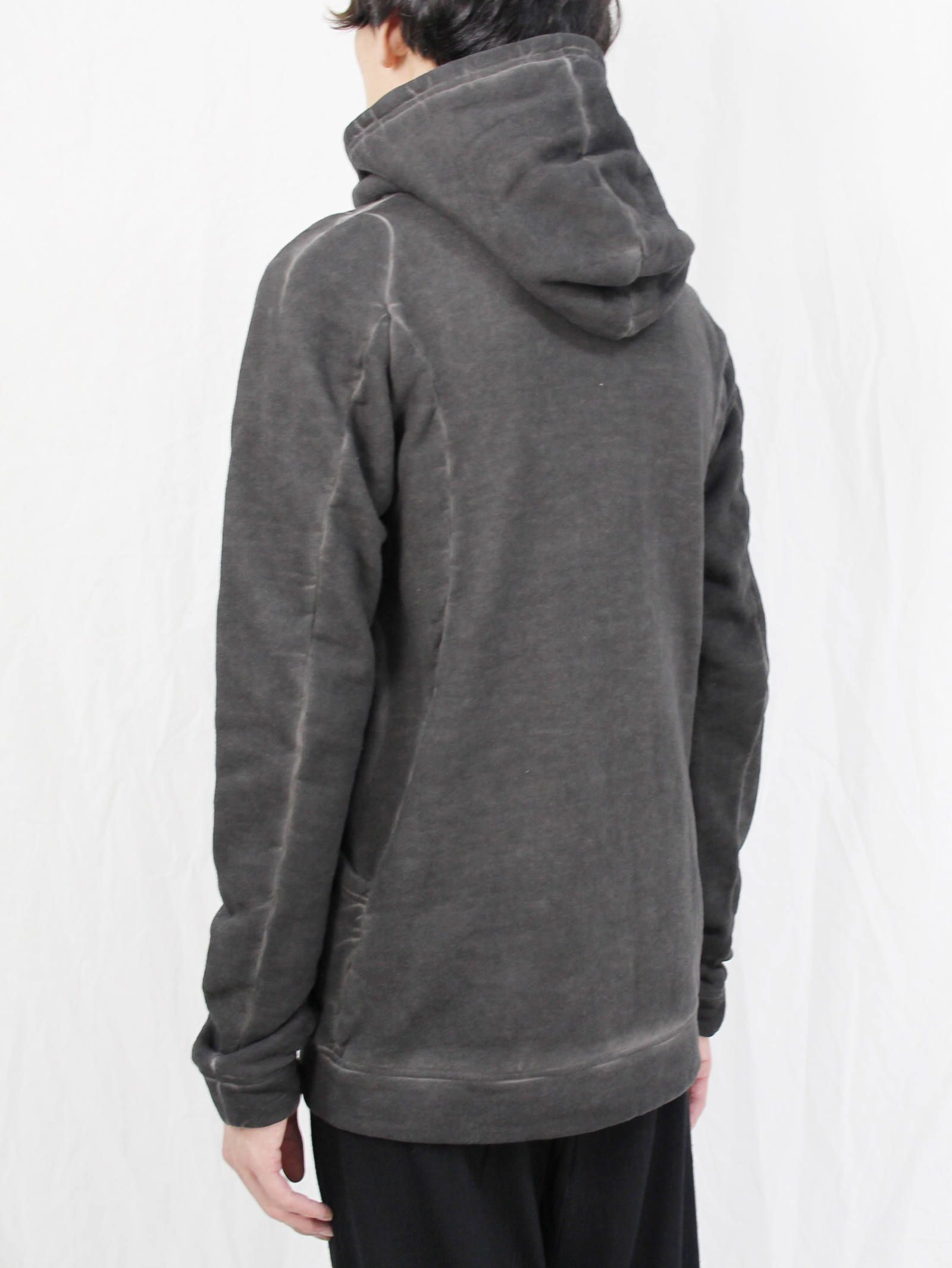 コールドダイジップアップパーカー - Cold Dye Zip Up Parka - Black