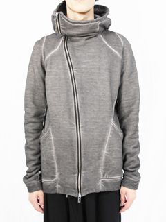 コールドダイジップアップパーカー - Cold Dye Zip Up Parka - Grey