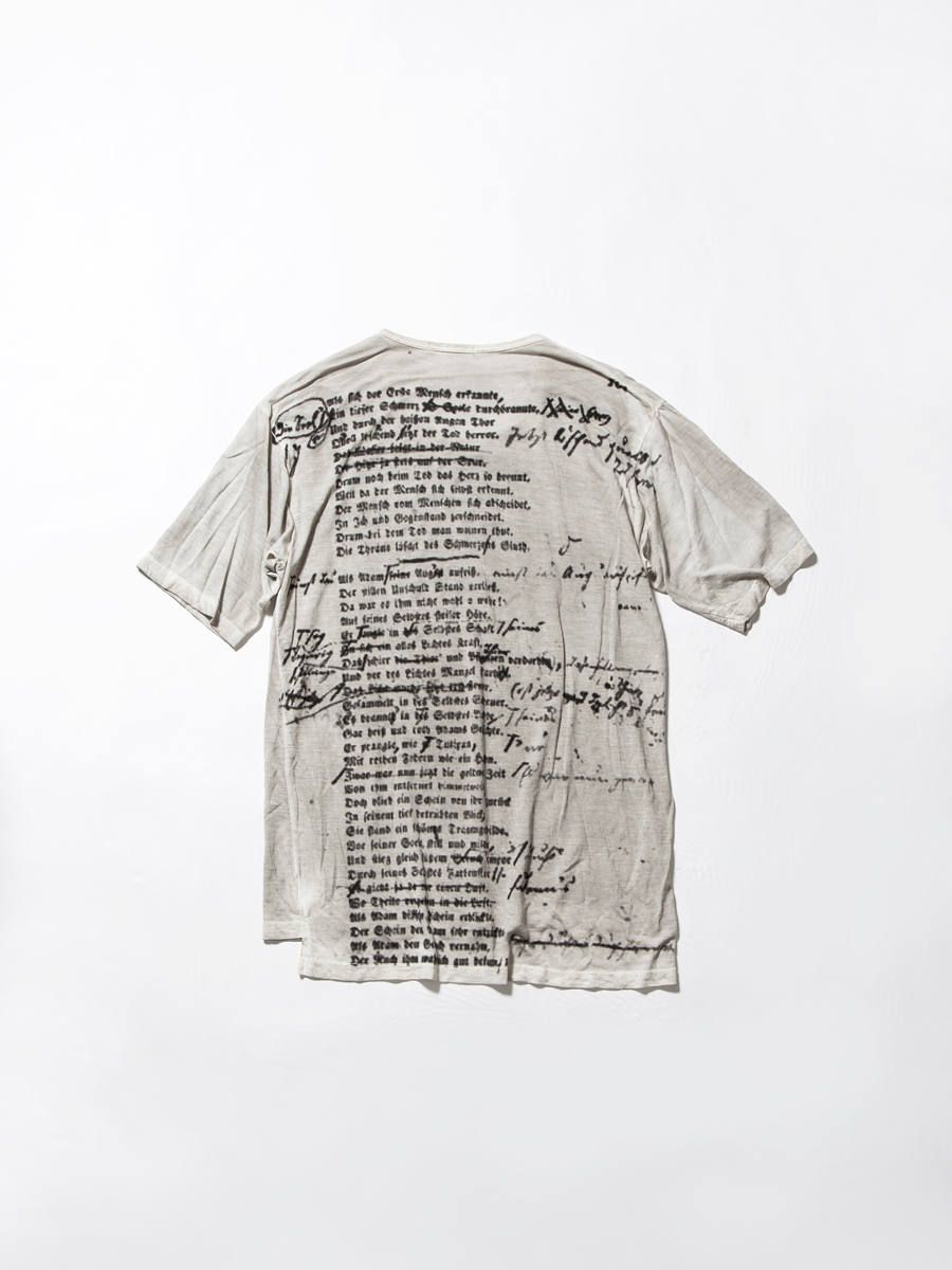 プリントTシャツ - バックプリント