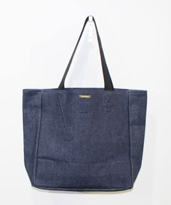 炙り出しキャンパストートバッグ - NAVY
