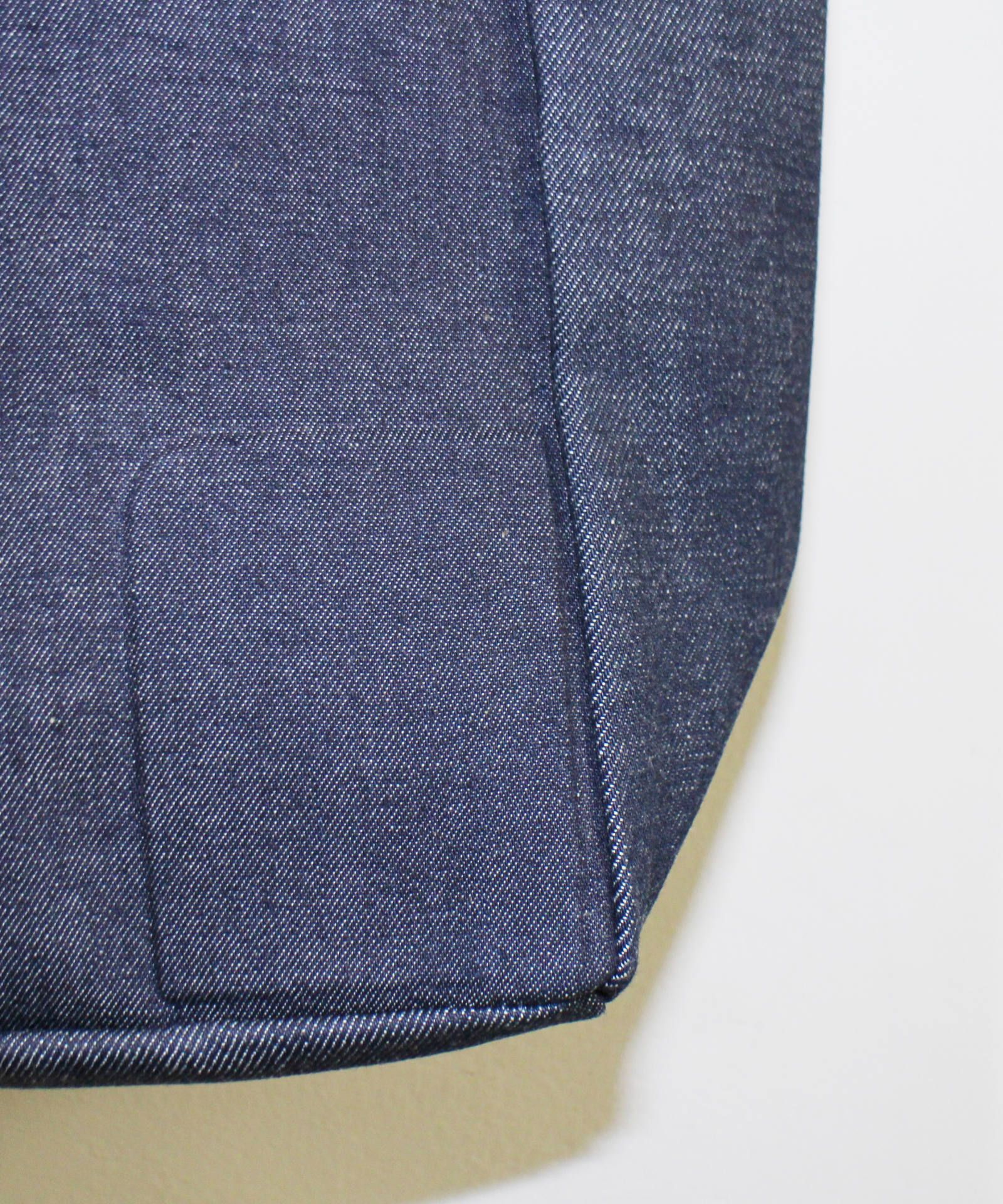 炙り出しキャンパストートバッグ - NAVY