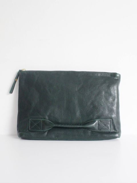 クラッチバッグ - 4handle file GREEN