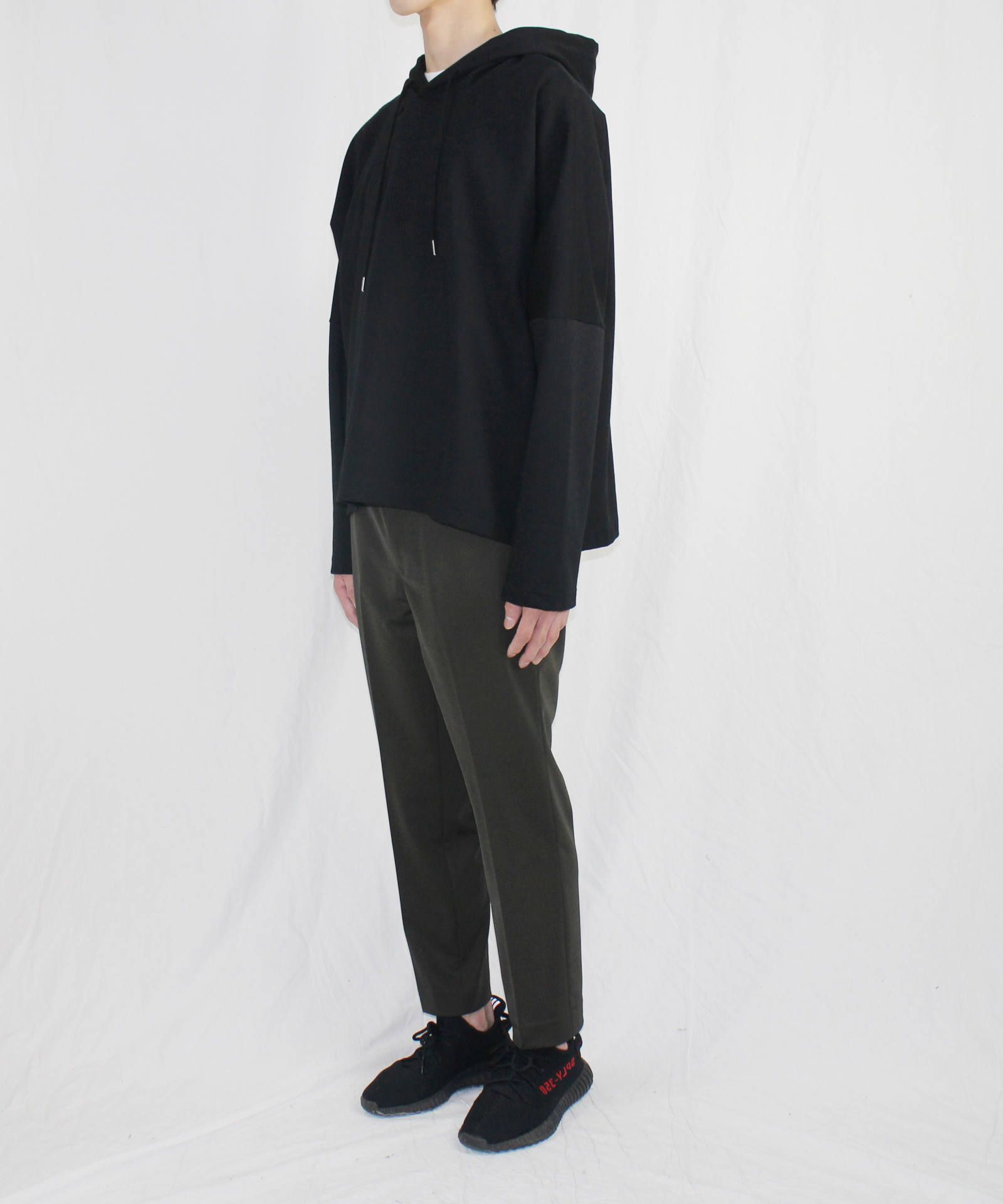 リブニットパンツ - RIB KNIT PANTS - GREY
