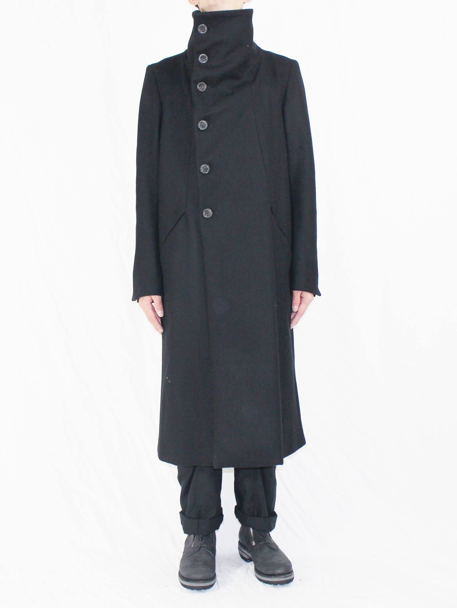 The Viridi-anne - ハイネックメルトンコート - Melton High Neck Coat