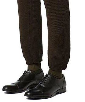 リブニットパンツ - RIB KNIT PANTS - BLACK