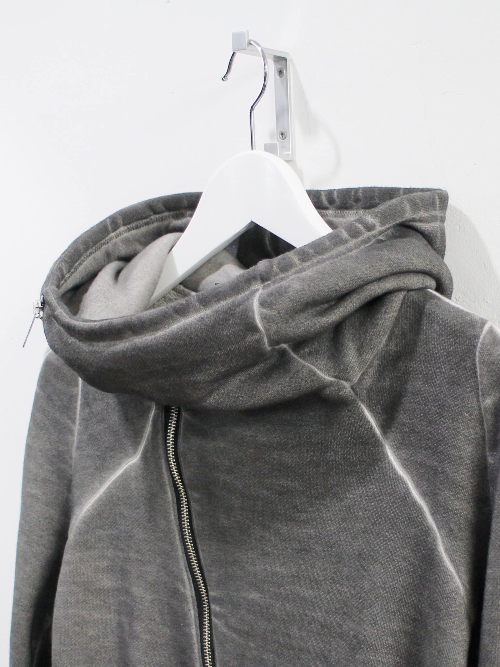 コールドダイジップアップパーカー - Cold Dye Zip Up Parka - Grey