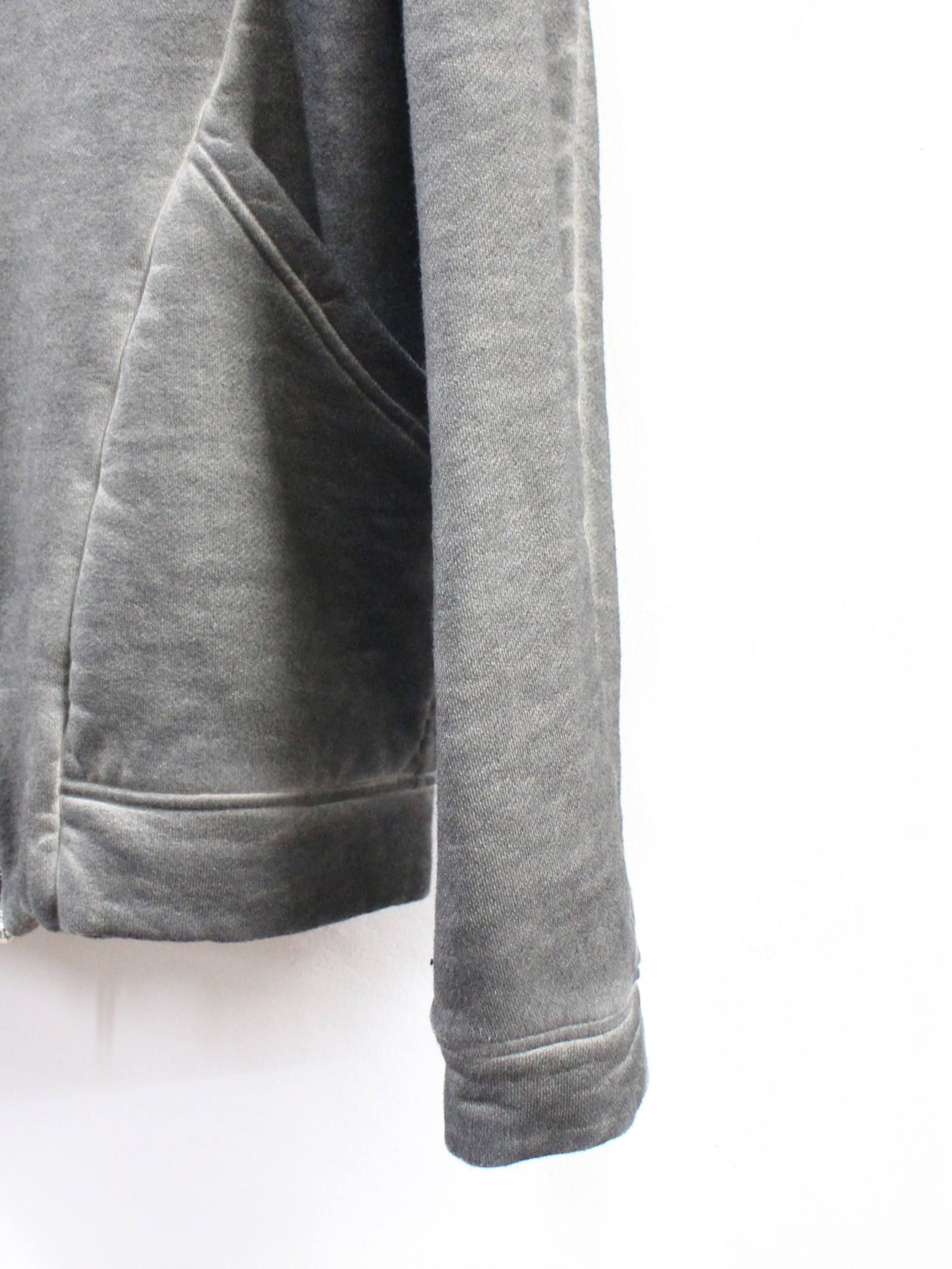 コールドダイジップアップパーカー - Cold Dye Zip Up Parka - Grey