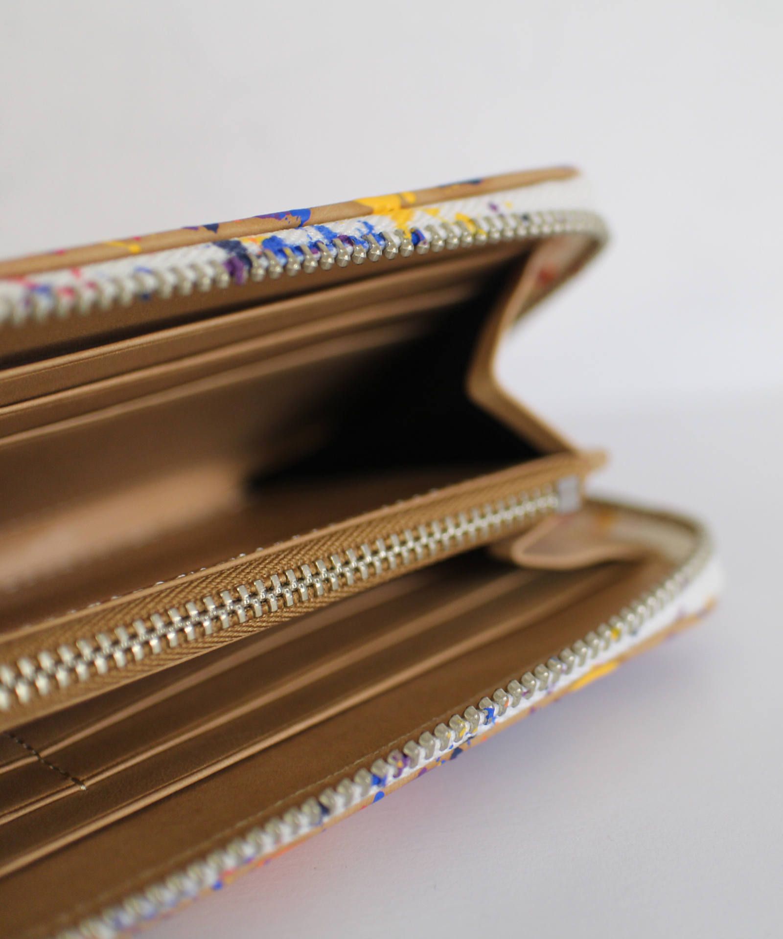 ペイントロングウォレット - painted long wallet