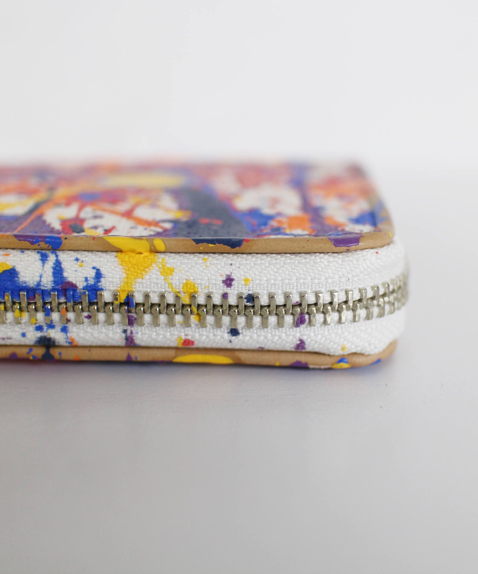 ペイントロングウォレット - painted long wallet