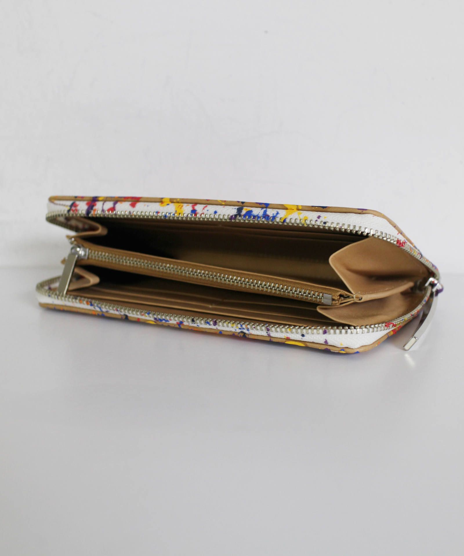 ペイントロングウォレット - painted long wallet