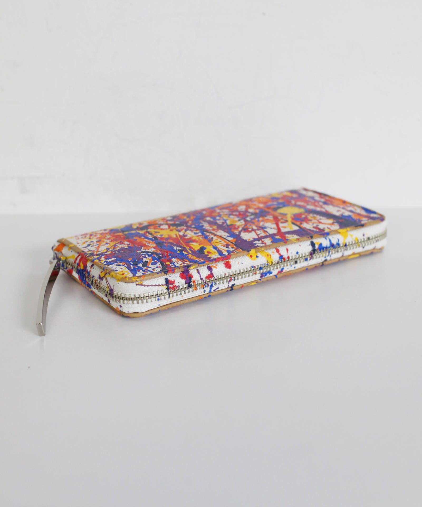ペイントロングウォレット - painted long wallet