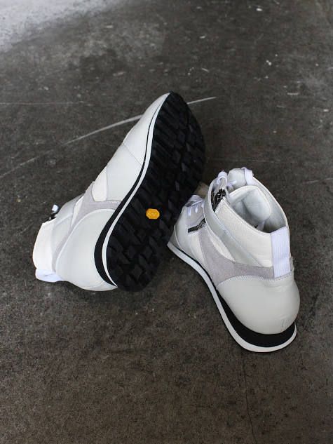 レザーコンビスニーカー - WHITE