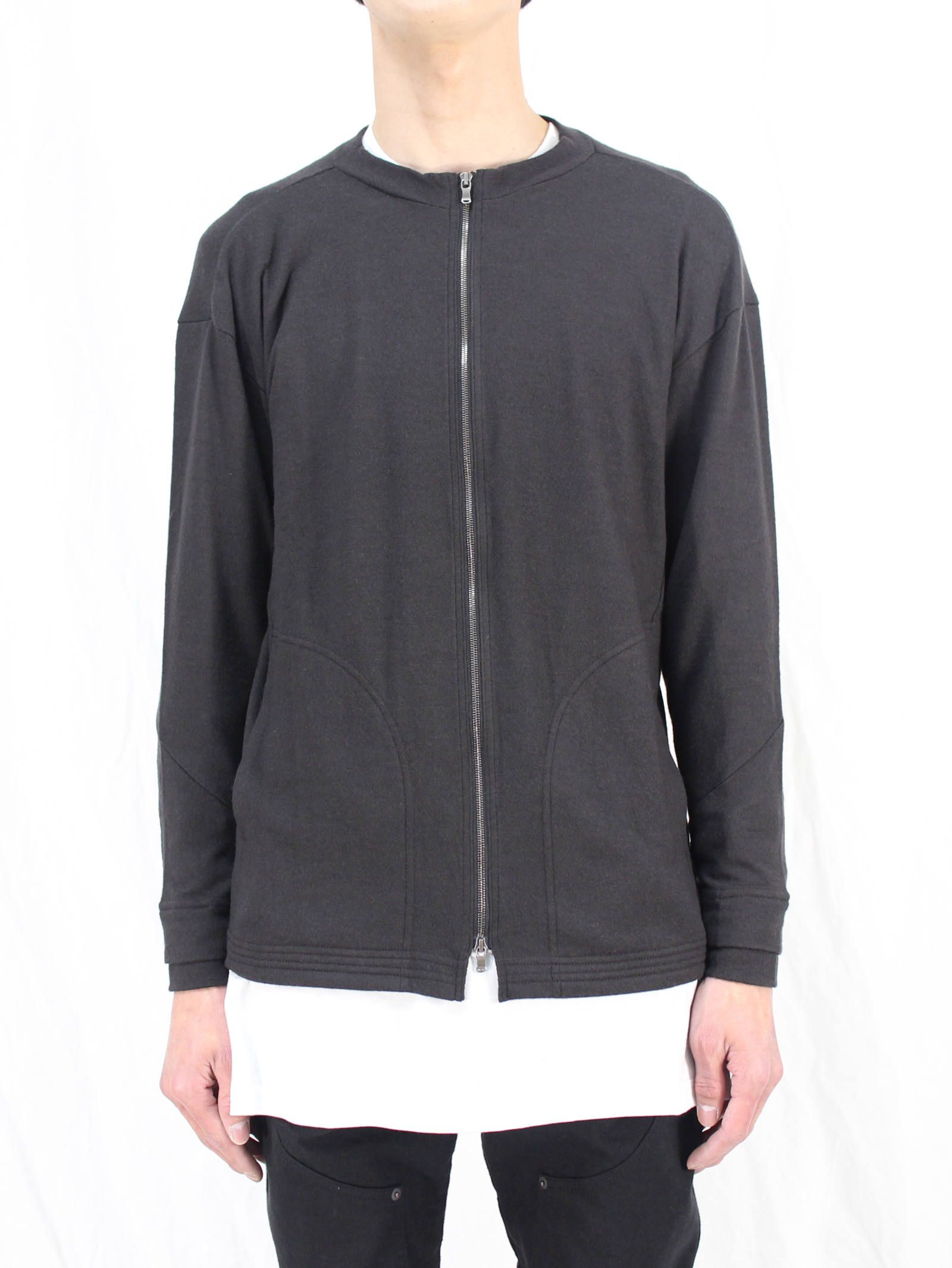ウール天竺ブルゾン - SUPER 140'S WOOL  BLOUSON - D-BROWN