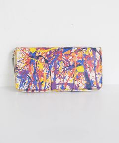 ペイントロングウォレット - painted long wallet