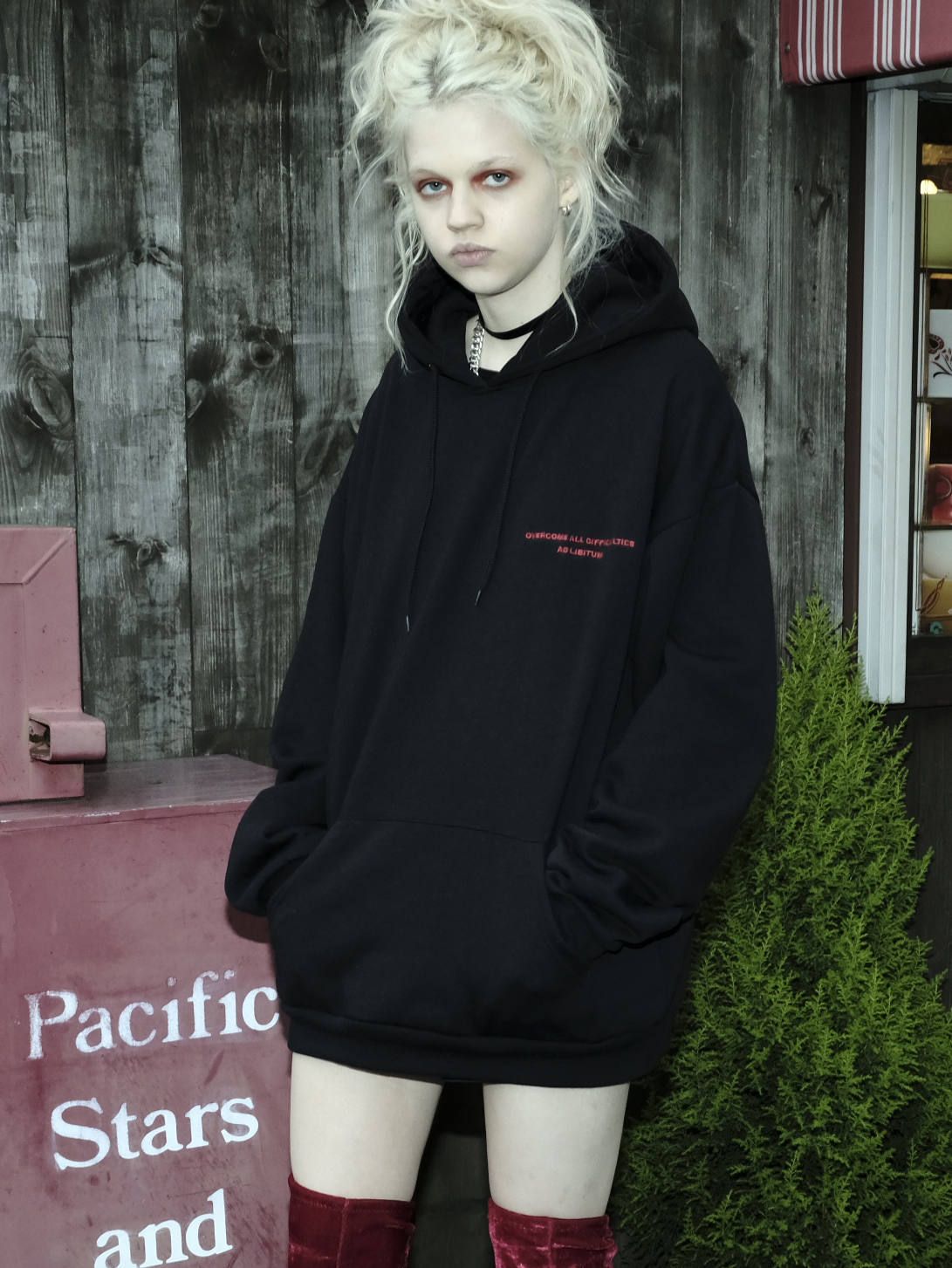 ビッグフーディー - BIG HOODIE / BLK