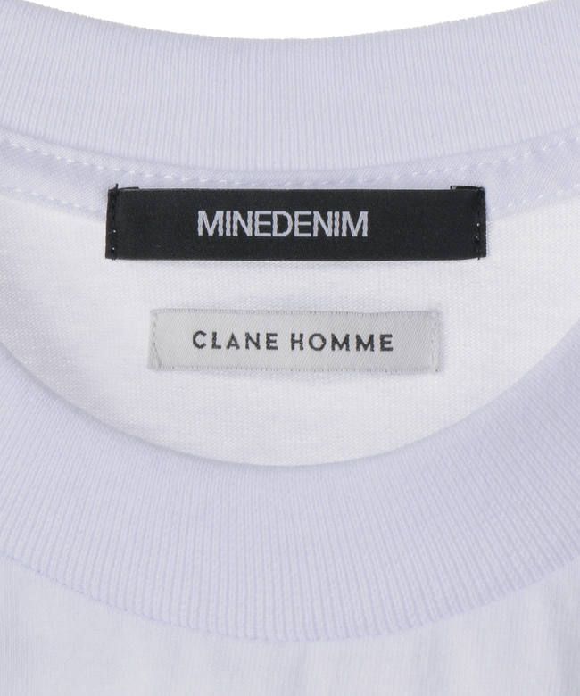 CLANE×MINEDENIM OUTROCK TEE - WHITE