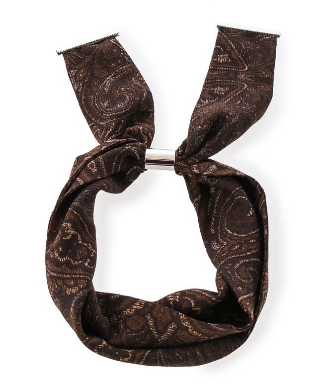 スカーフチョーカー - SCARF CHOKER  - BROWN