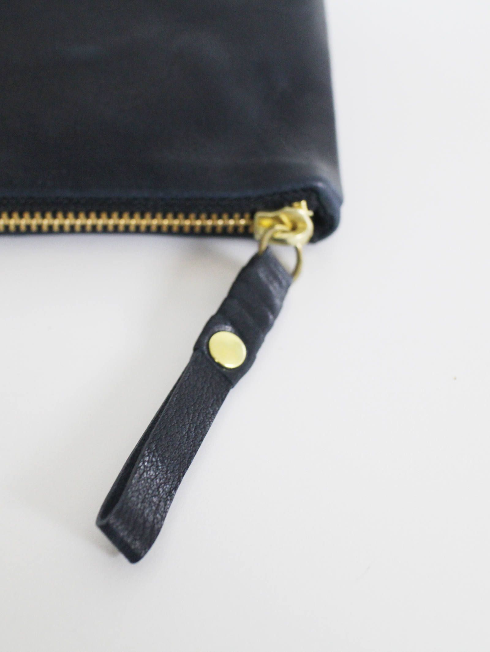 スモールクラッチバッグ - 4handle file MID - D/NAVY