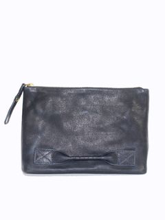 スモールクラッチバッグ - 4handle file MID - D/NAVY