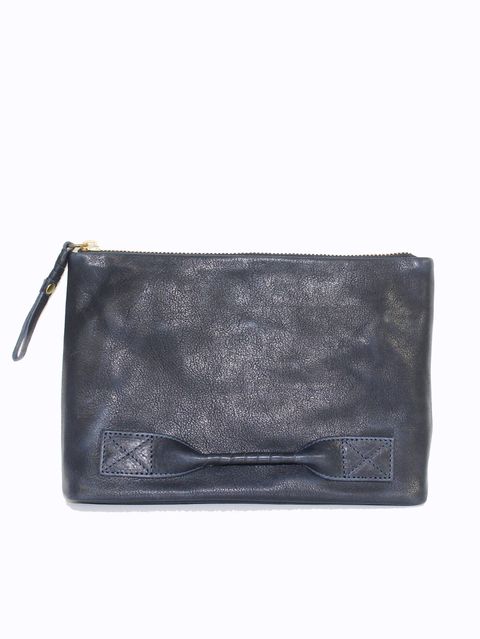 スモールクラッチバッグ - 4handle file MID - D/NAVY