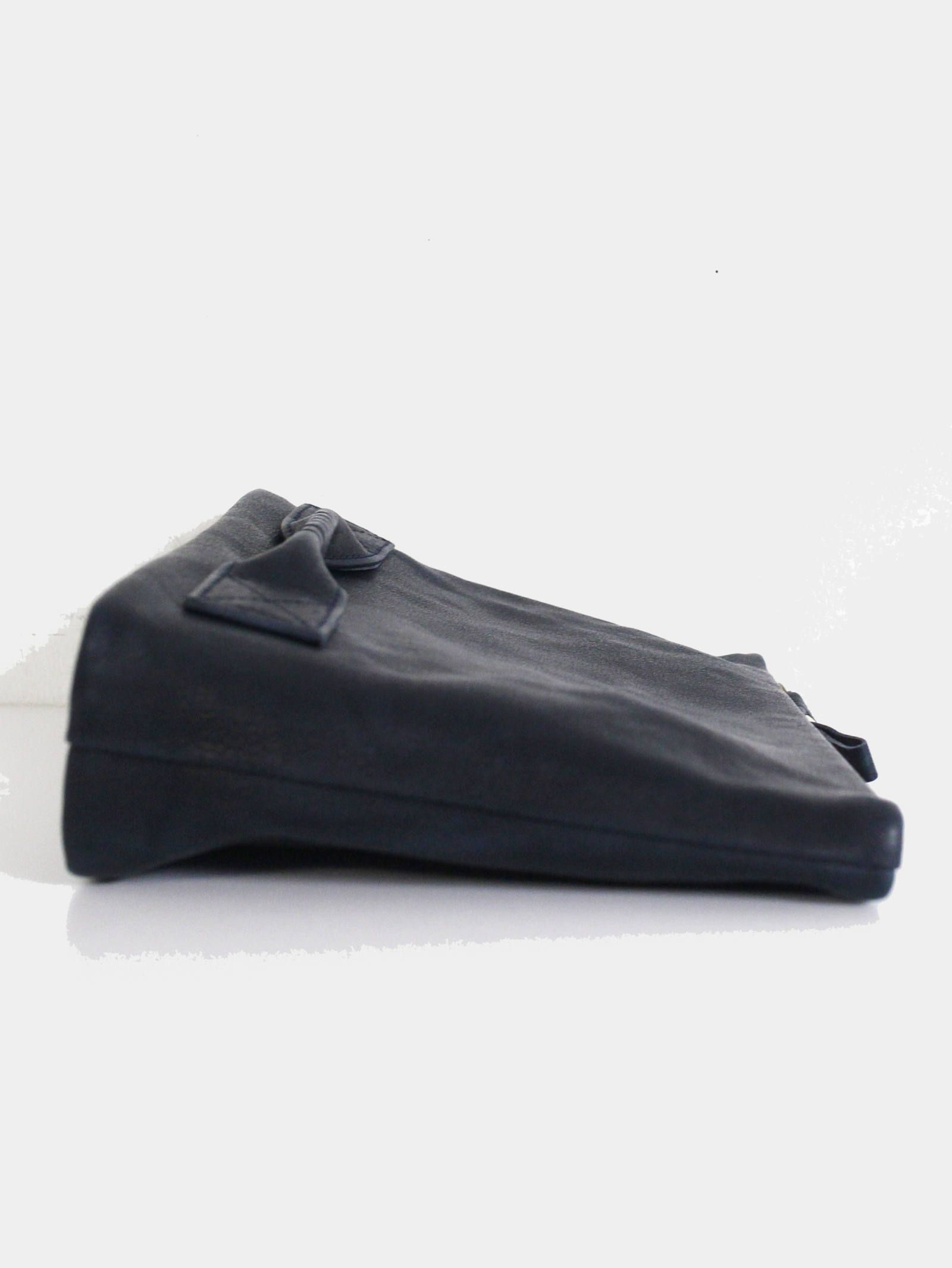 スモールクラッチバッグ - 4handle file MID - D/NAVY