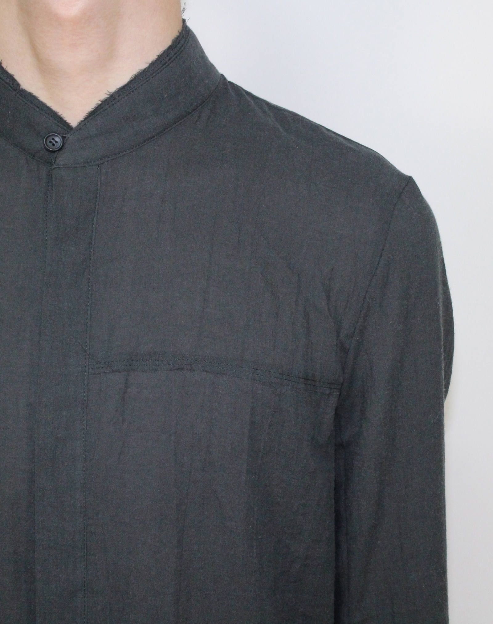 シルクコットンカットオフシャツ - Silk Cotton Cut Off Shirt