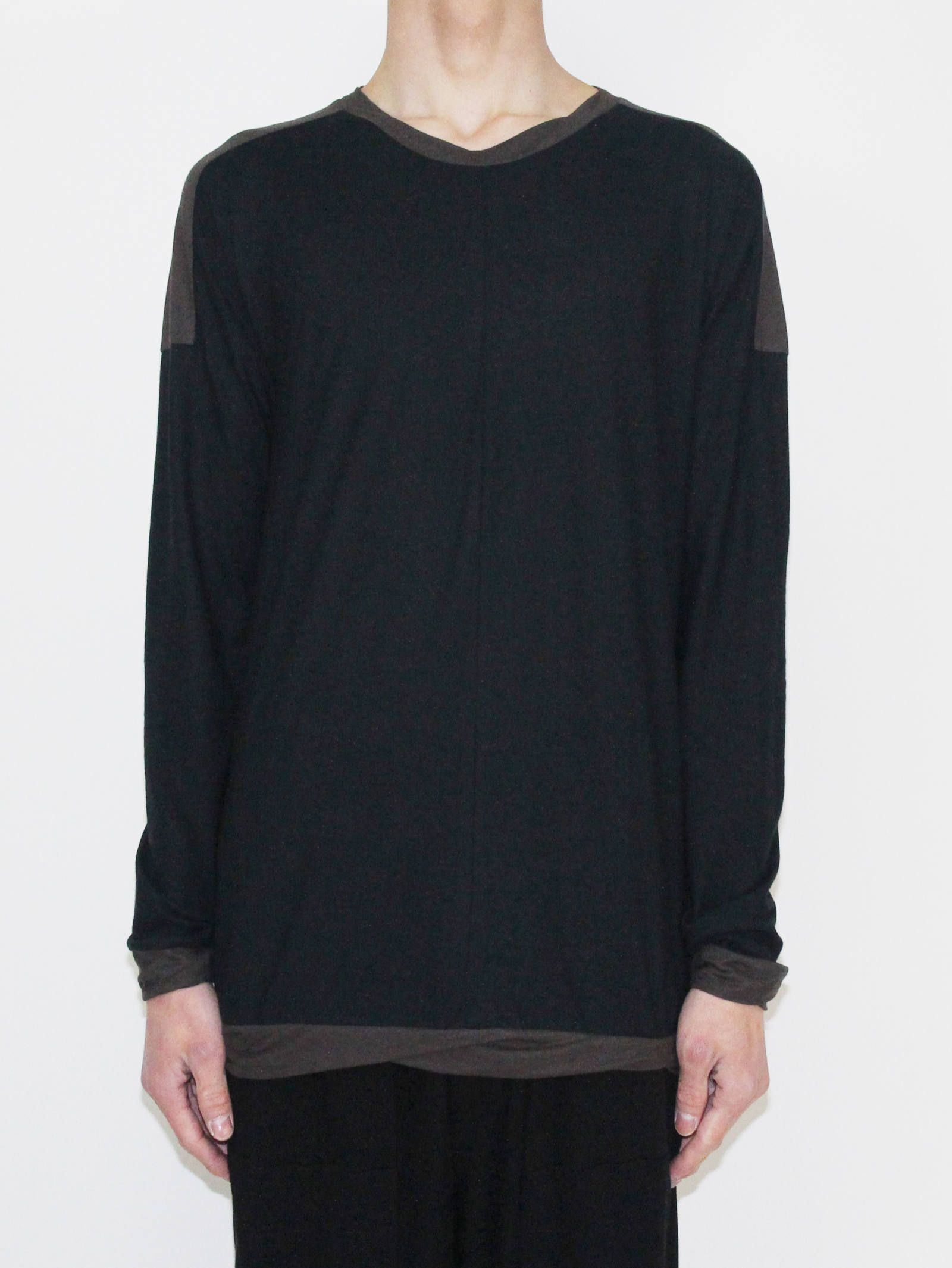 ツイストドルマンロングスリーブカットソー - Twisted Dolman Long Sleeve T- Shirt