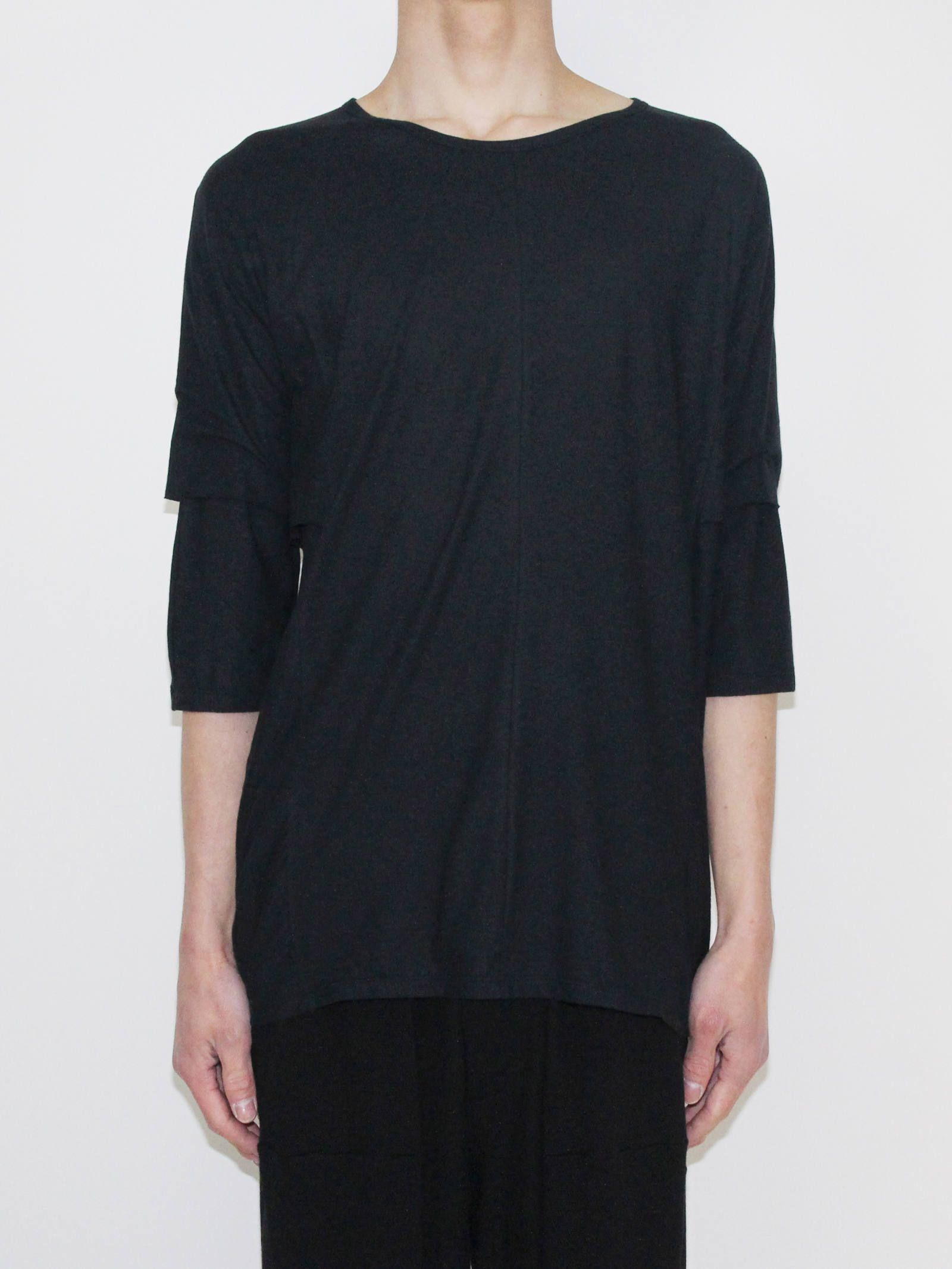 レイヤードドルマンティーシャツ - Layered Dolman T-Shirt