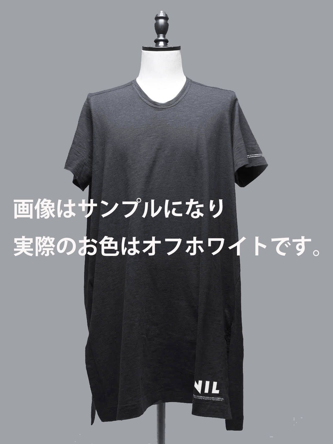 NILoS - バック家紋Tシャツ - NILøS BACK KAMON T BLACK | ADDICT WEB SHOP