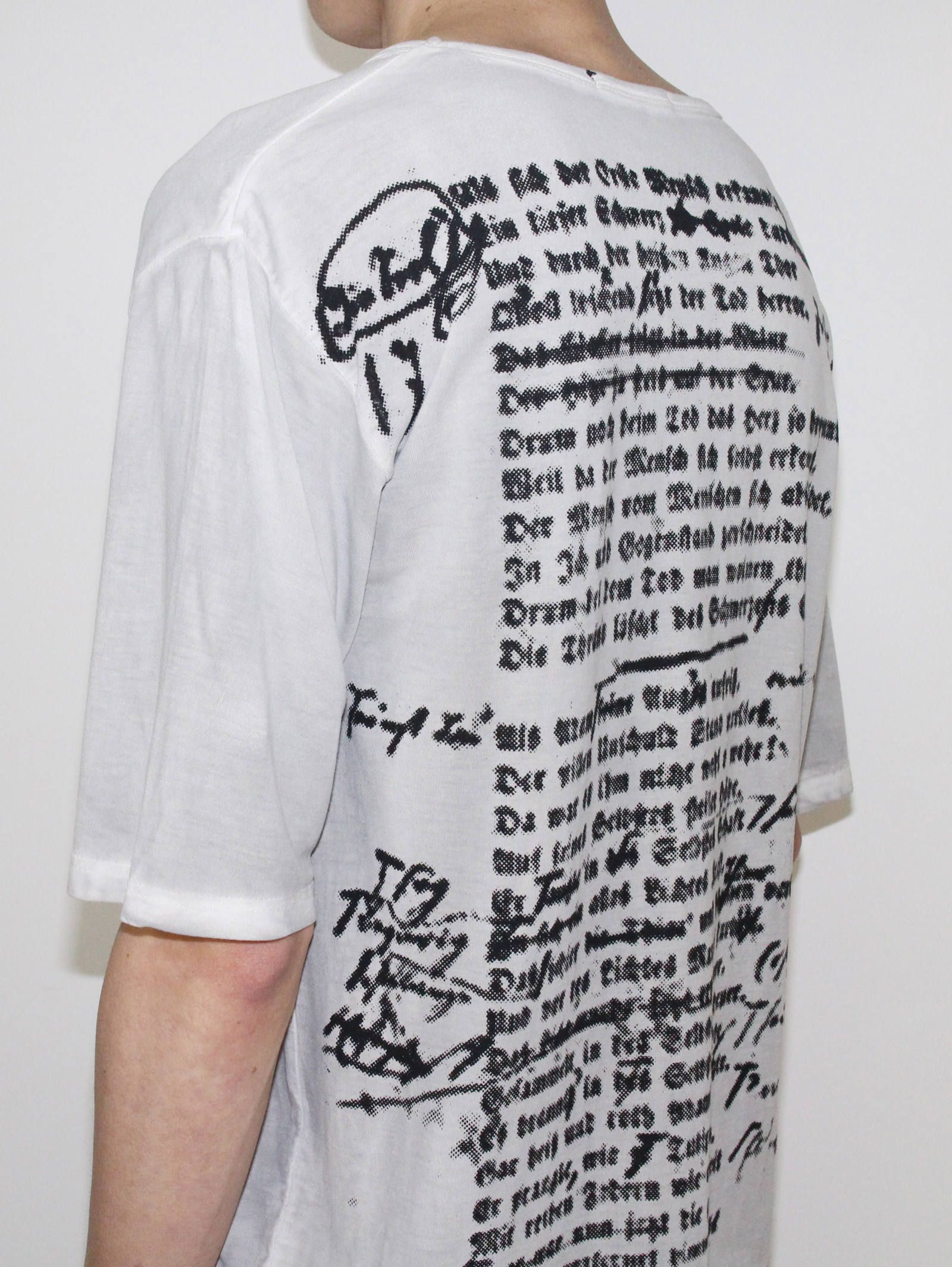 プリントTシャツ - バックプリント